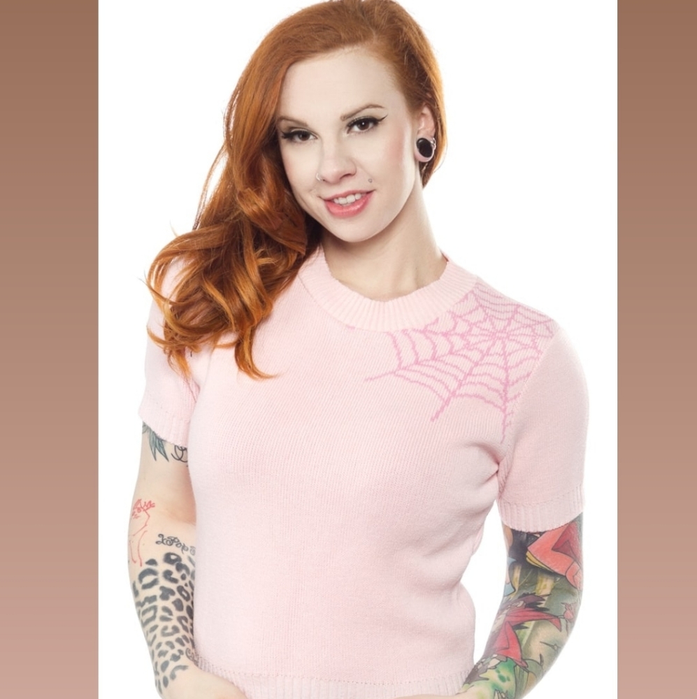 Miss Fortune Bobbie Spiderweb Sweater